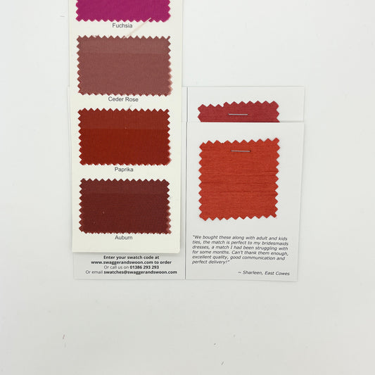 Azazie - Paprika Swatch Matches