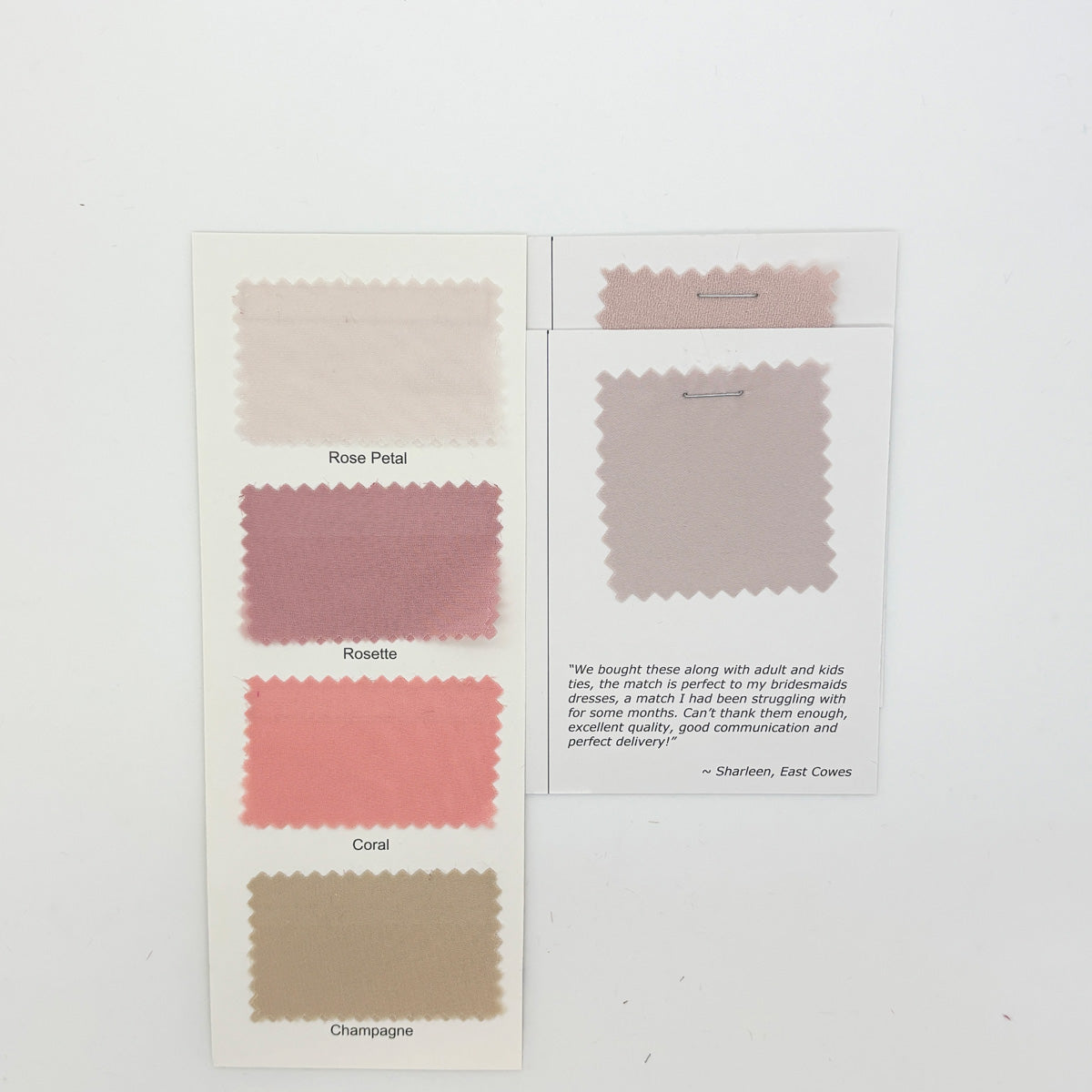 Azazie - Rose Petal Swatch Matches