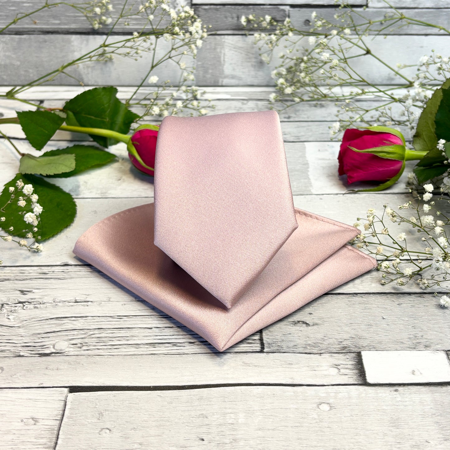 Suede Pink Pocket Square