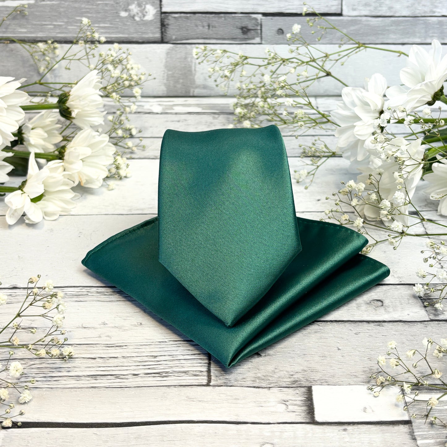 Forest Green Tie & Socks Gift Set