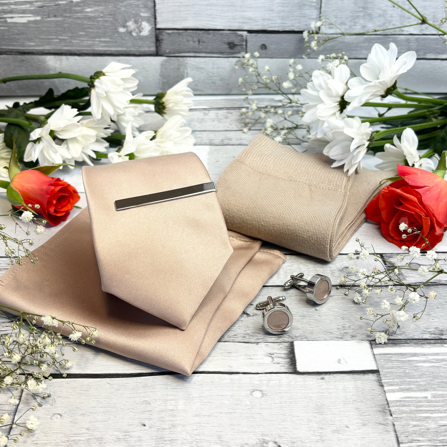 Coffee Tie & Socks Gift Set