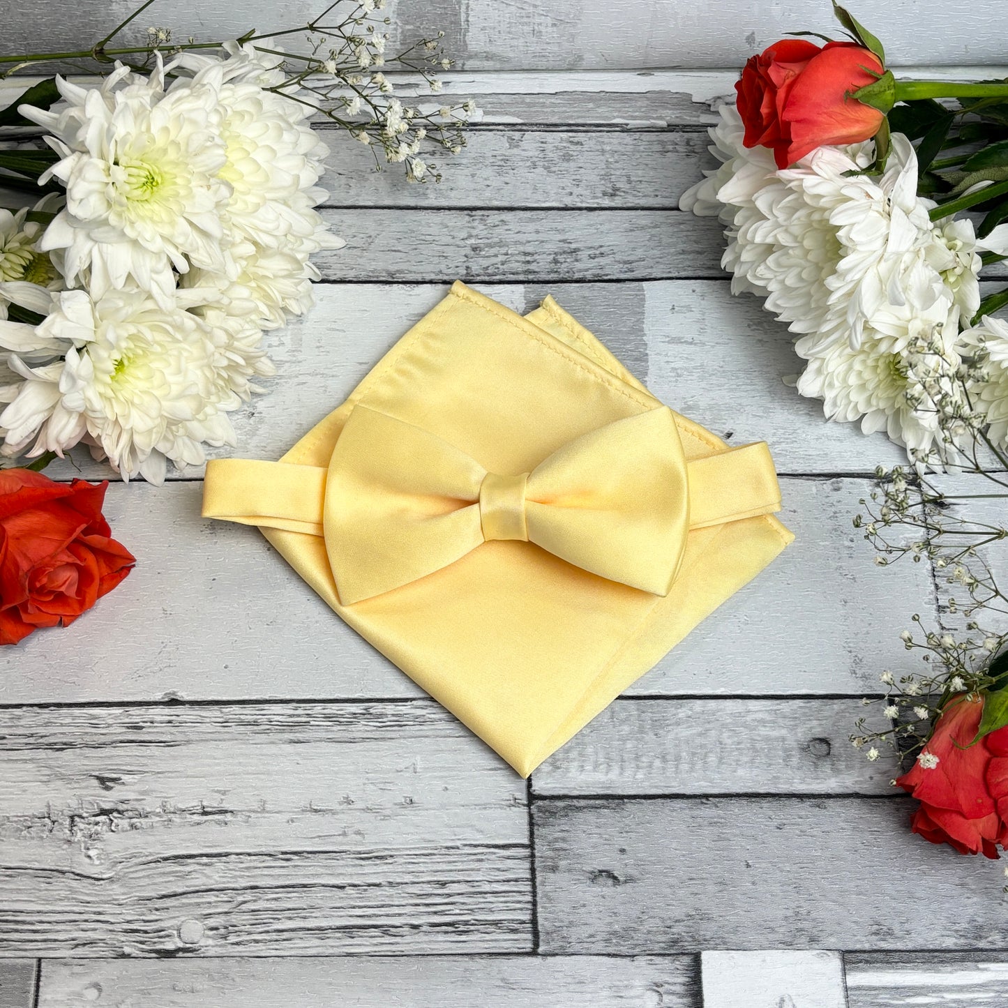 Sherbet Lemon Bow Tie