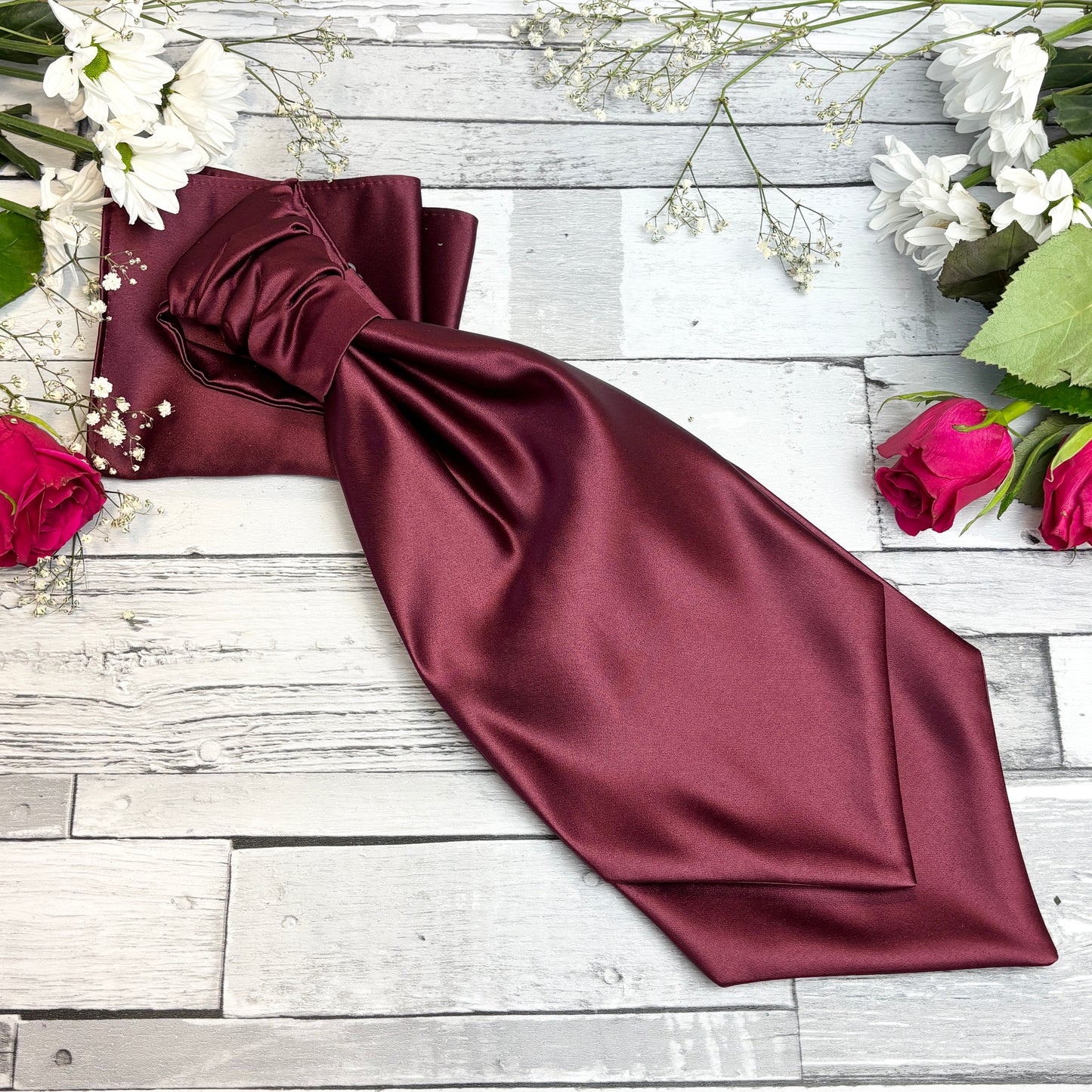 Burgundy Wedding Cravat
