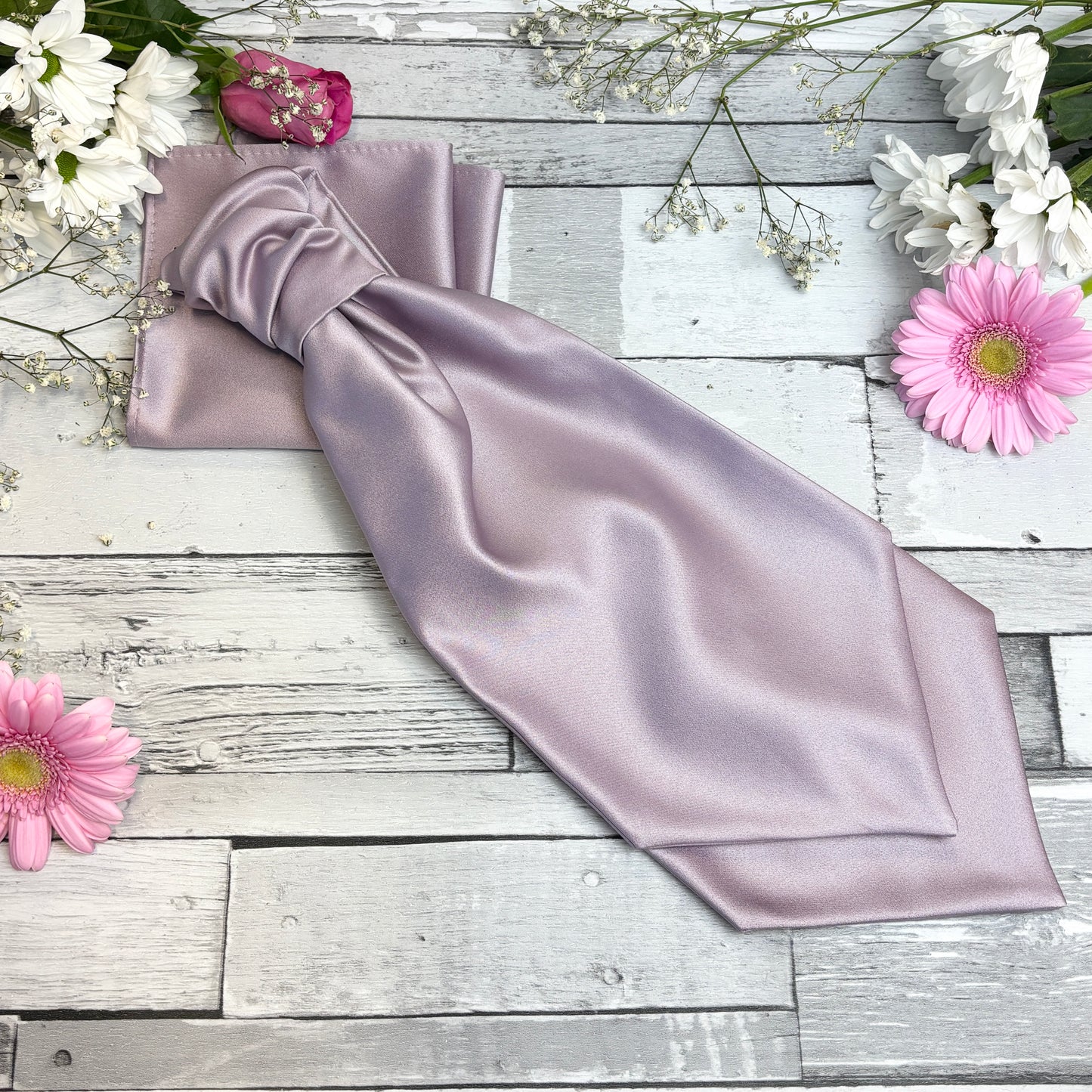 Lavender Frost Wedding Cravat