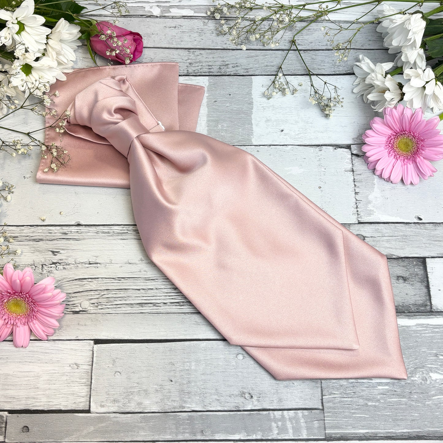 Rose Gold Wedding Cravat