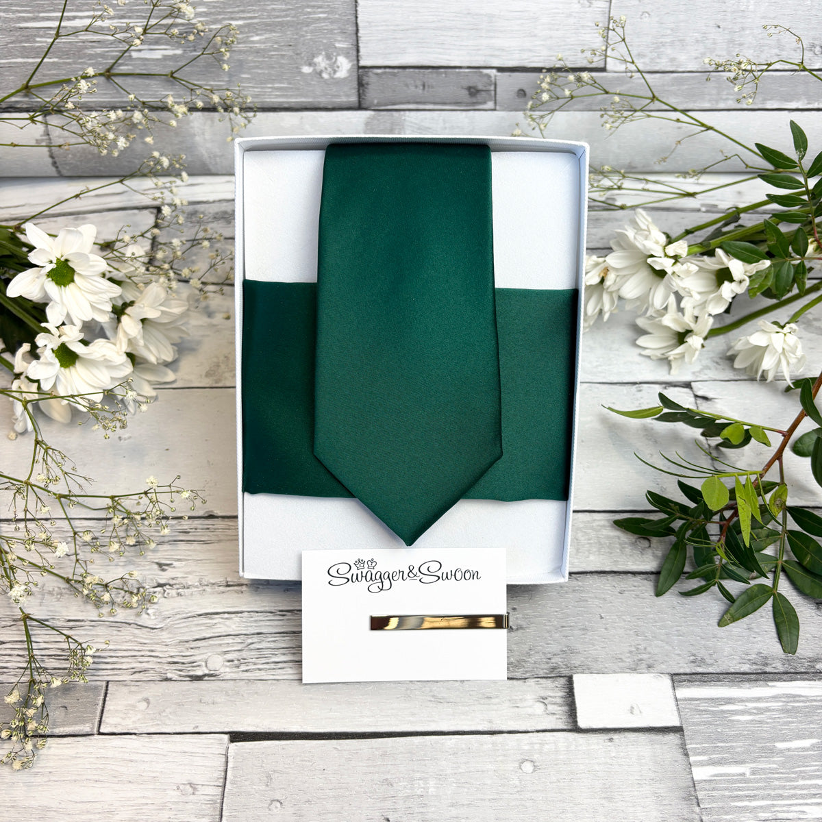 Hunter Green Wedding Tie