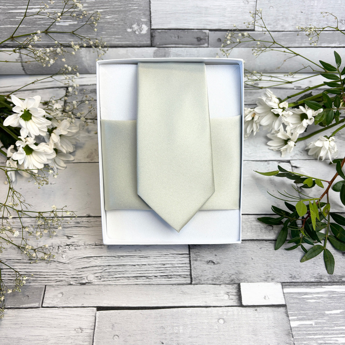 Silver Birch Pocket Square