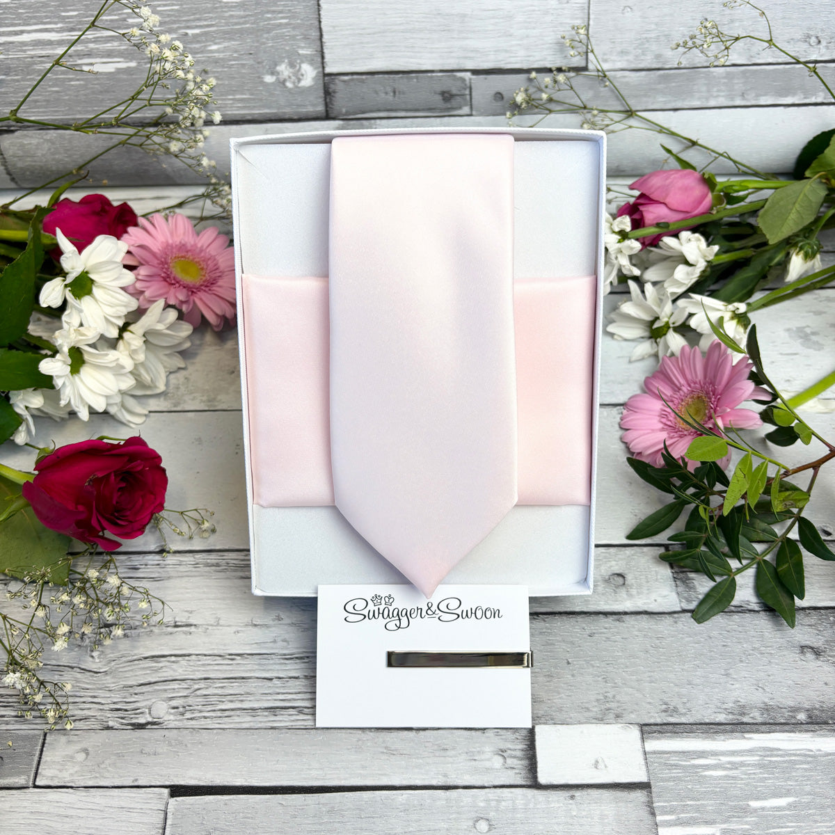 Baby Blush Wedding Tie