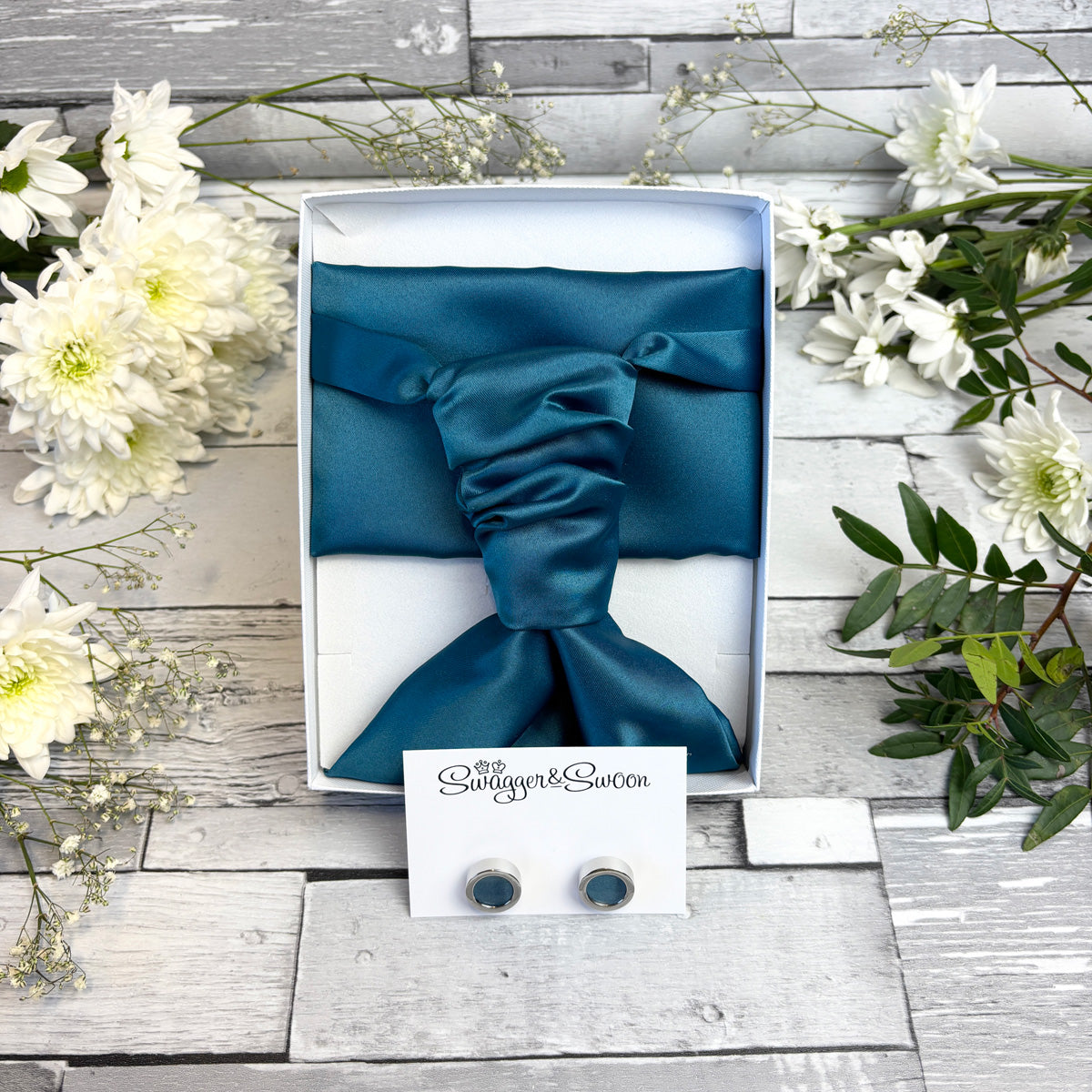 Peacock Wedding Cravat
