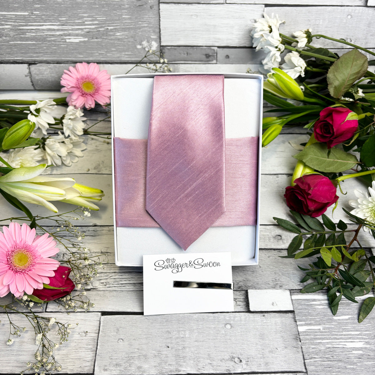 Sweet Pink Shantung Wedding Swatch