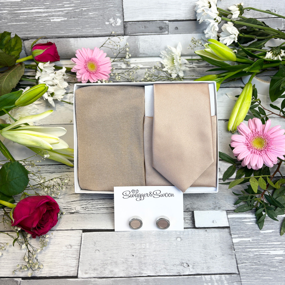 Coffee Tie & Socks Gift Set