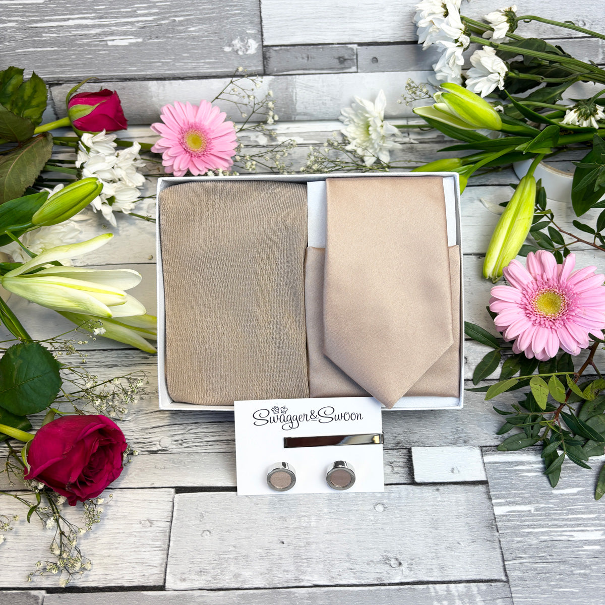 Coffee Tie & Socks Gift Set