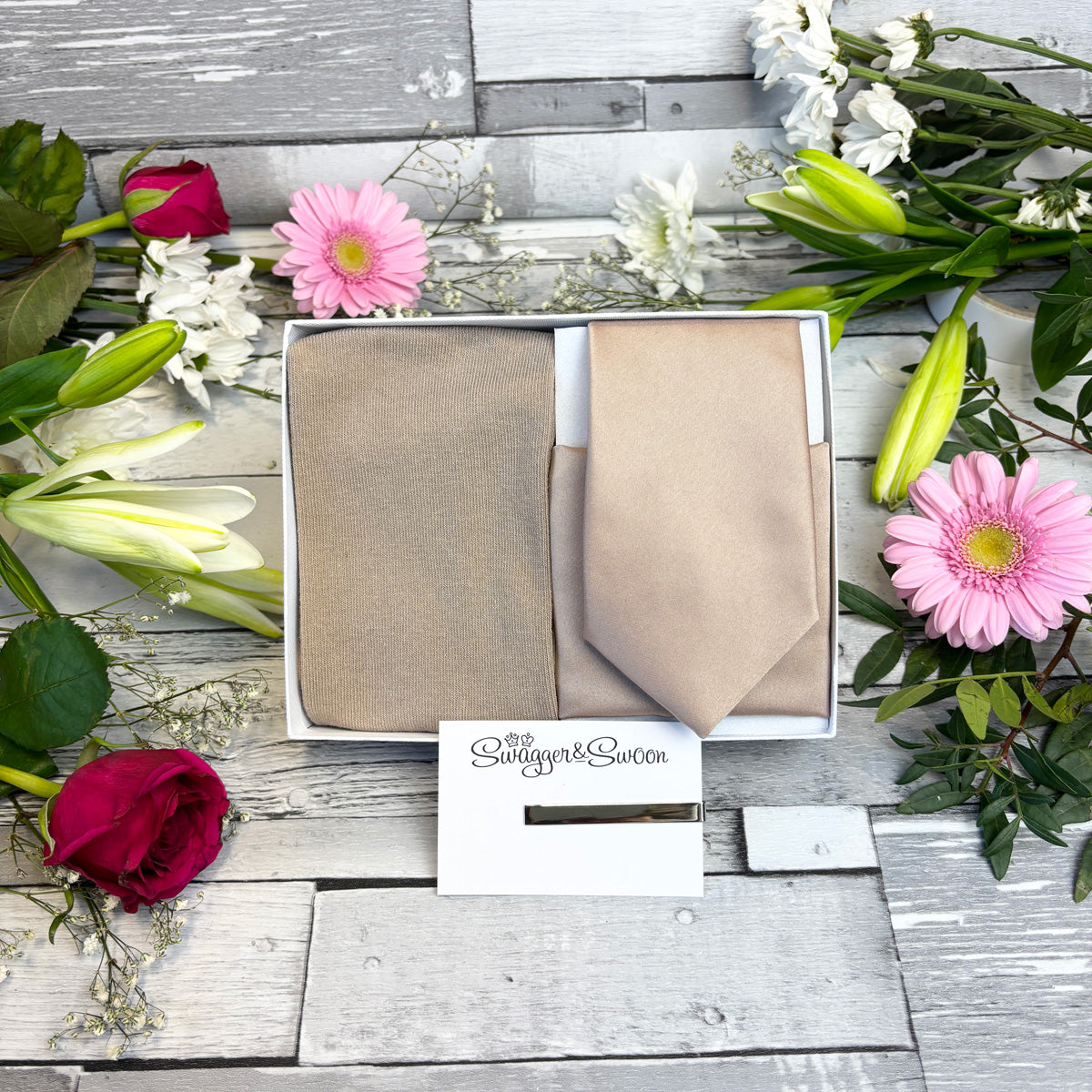 Coffee Tie & Socks Gift Set