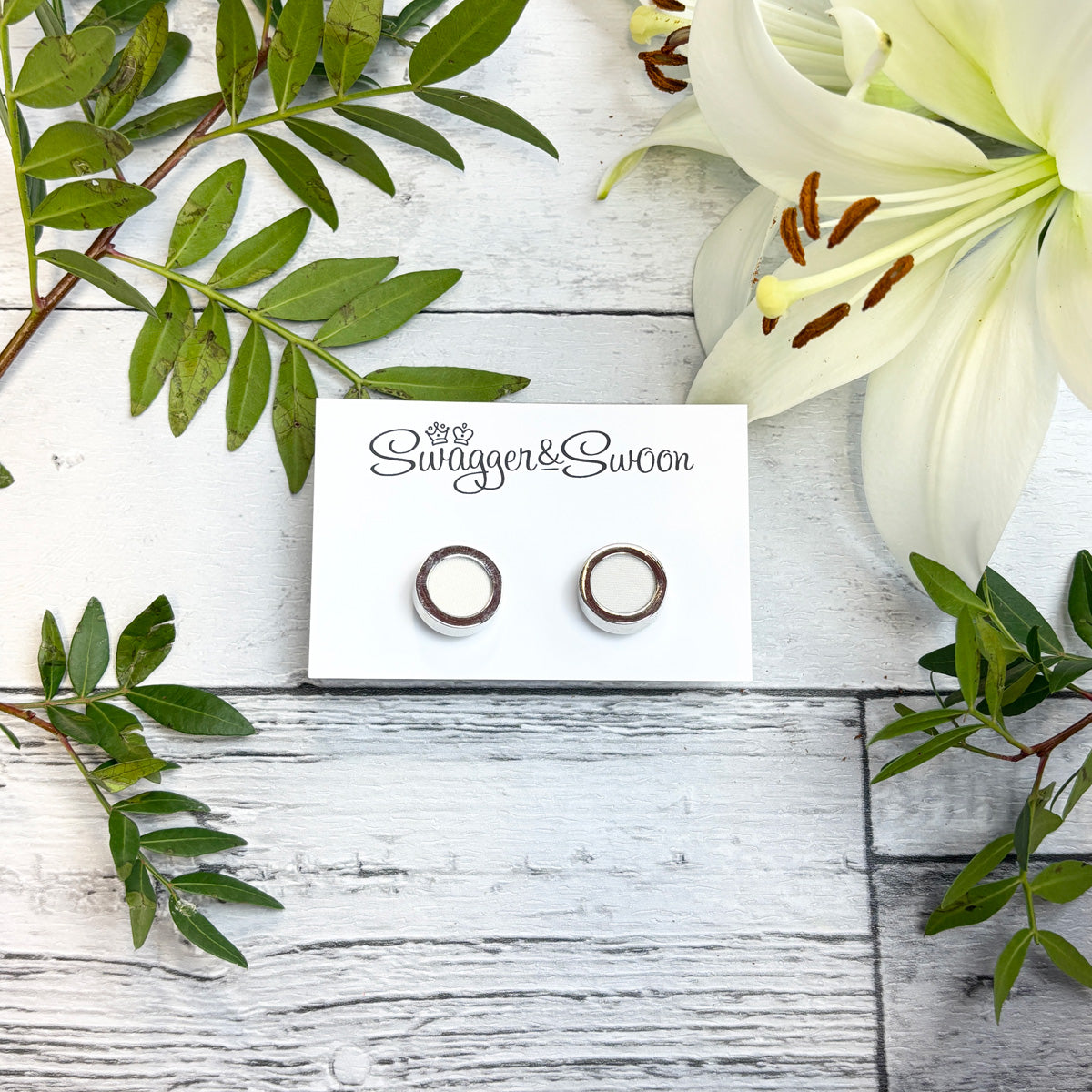 Snowdrop Ivory Cufflinks