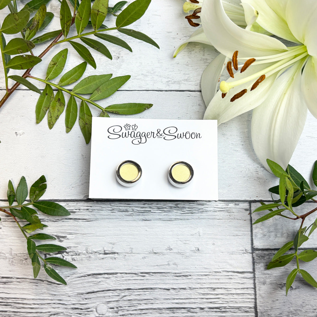 Sherbet Lemon Cufflinks