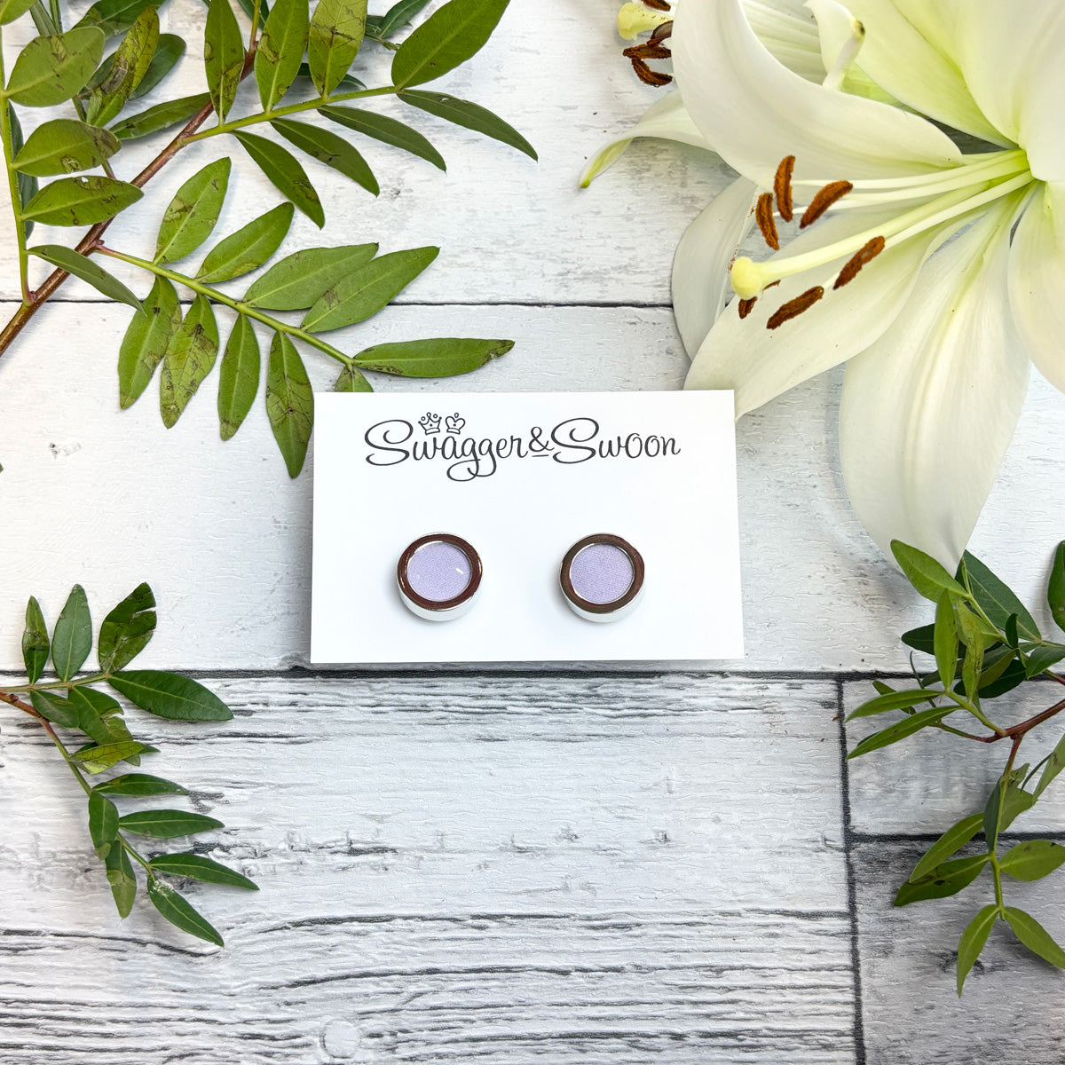 Mauve Cufflinks