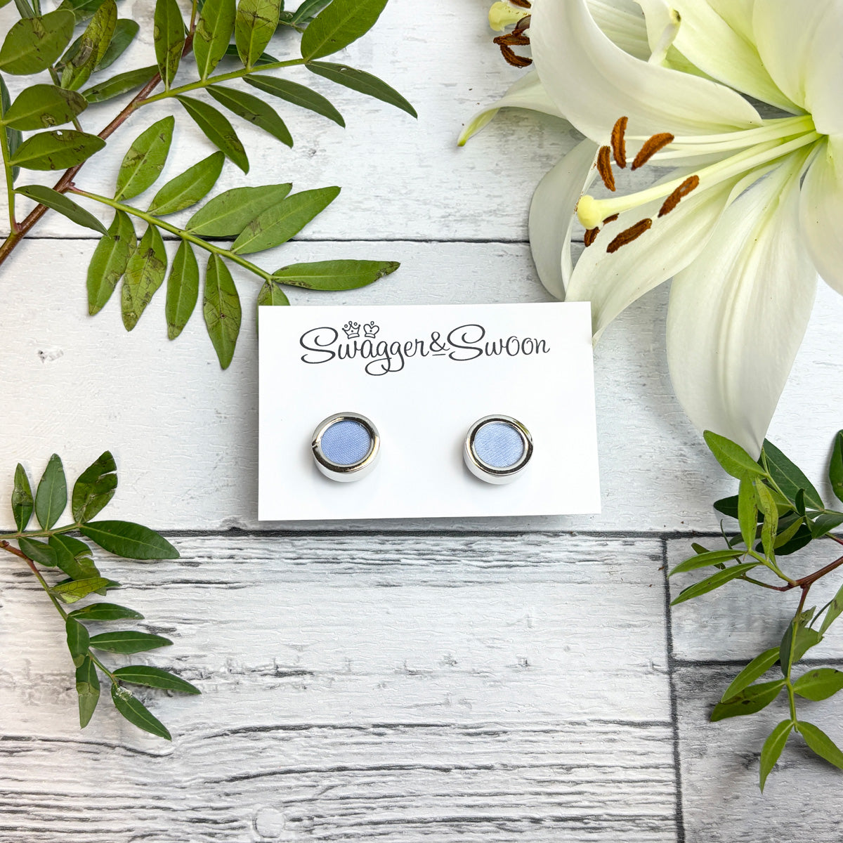 Blue Daisy Cufflinks