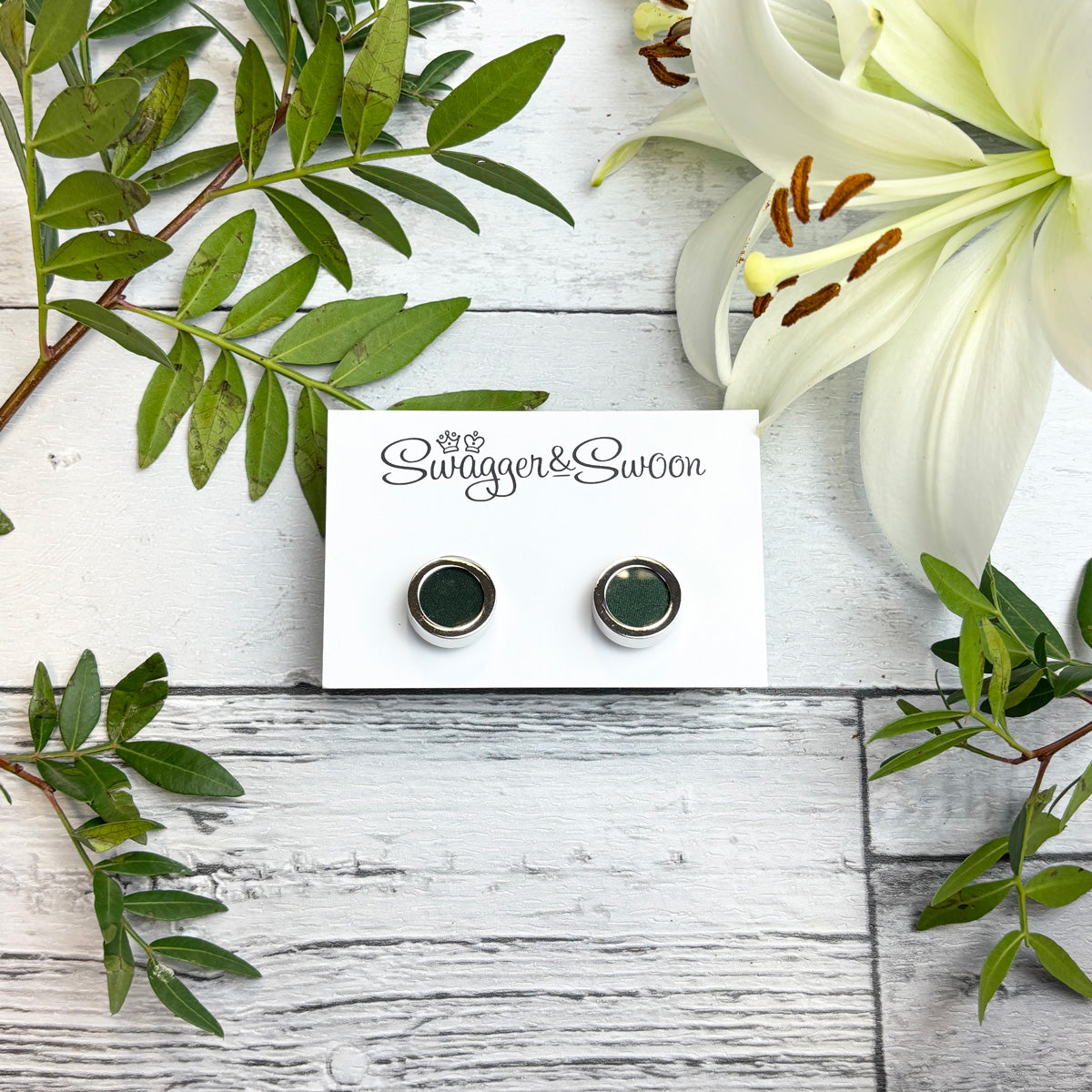 Bottle Green Cufflinks