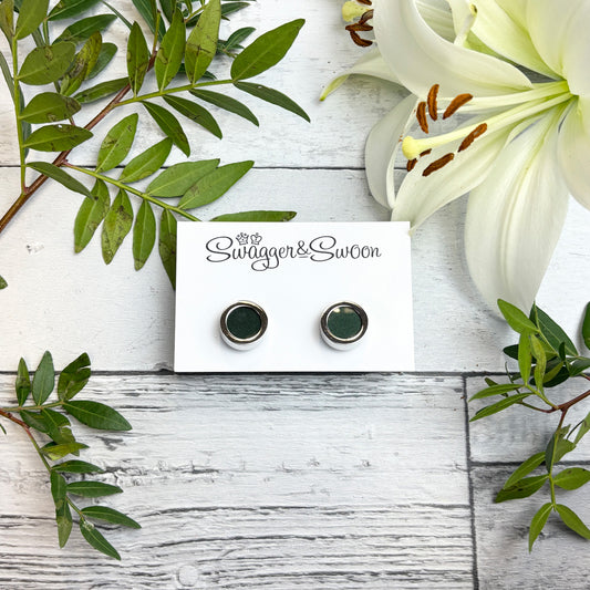 Bottle Green Cufflinks