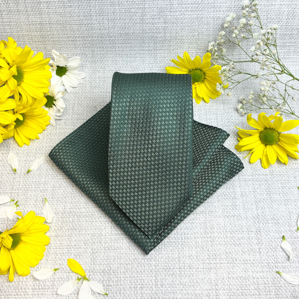 Spruce Woven Wedding Swatch