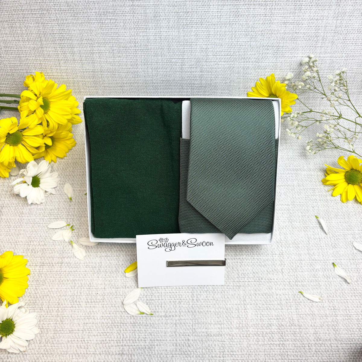 Spruce Textured Wedding Swatch