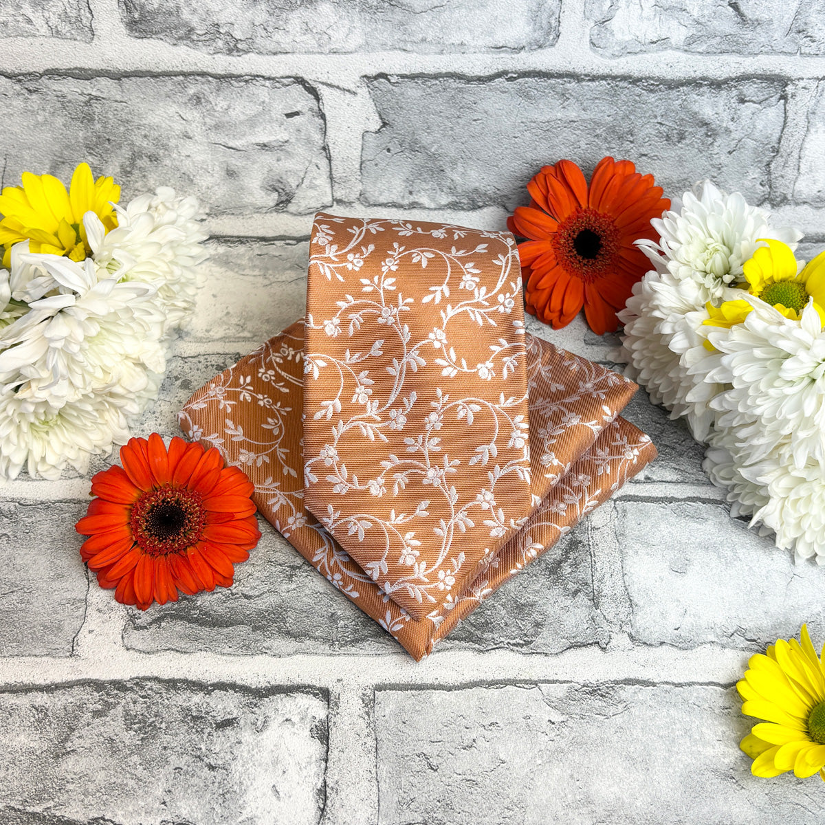 Spice Leaves Pocket Square