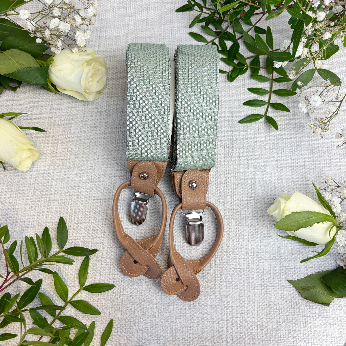 Wild Sage Woven Wedding Braces