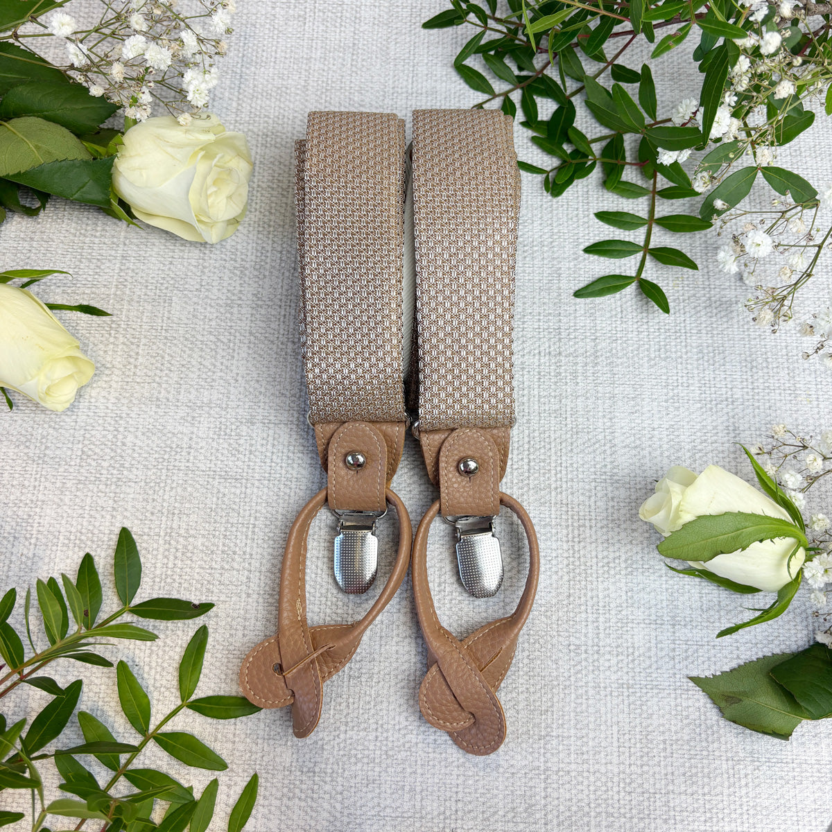 Bronze Woven Wedding Braces