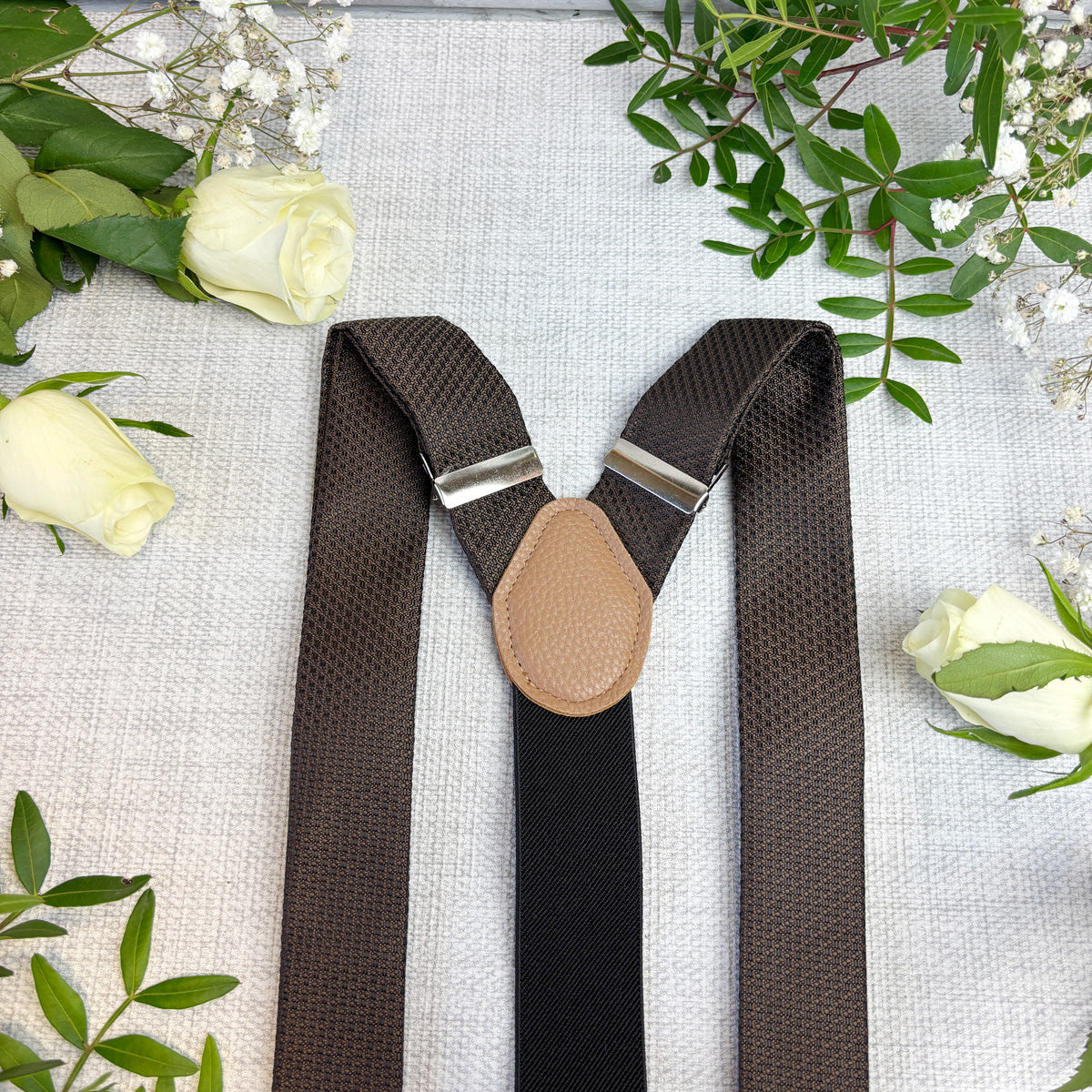 Walnut Woven Wedding Braces