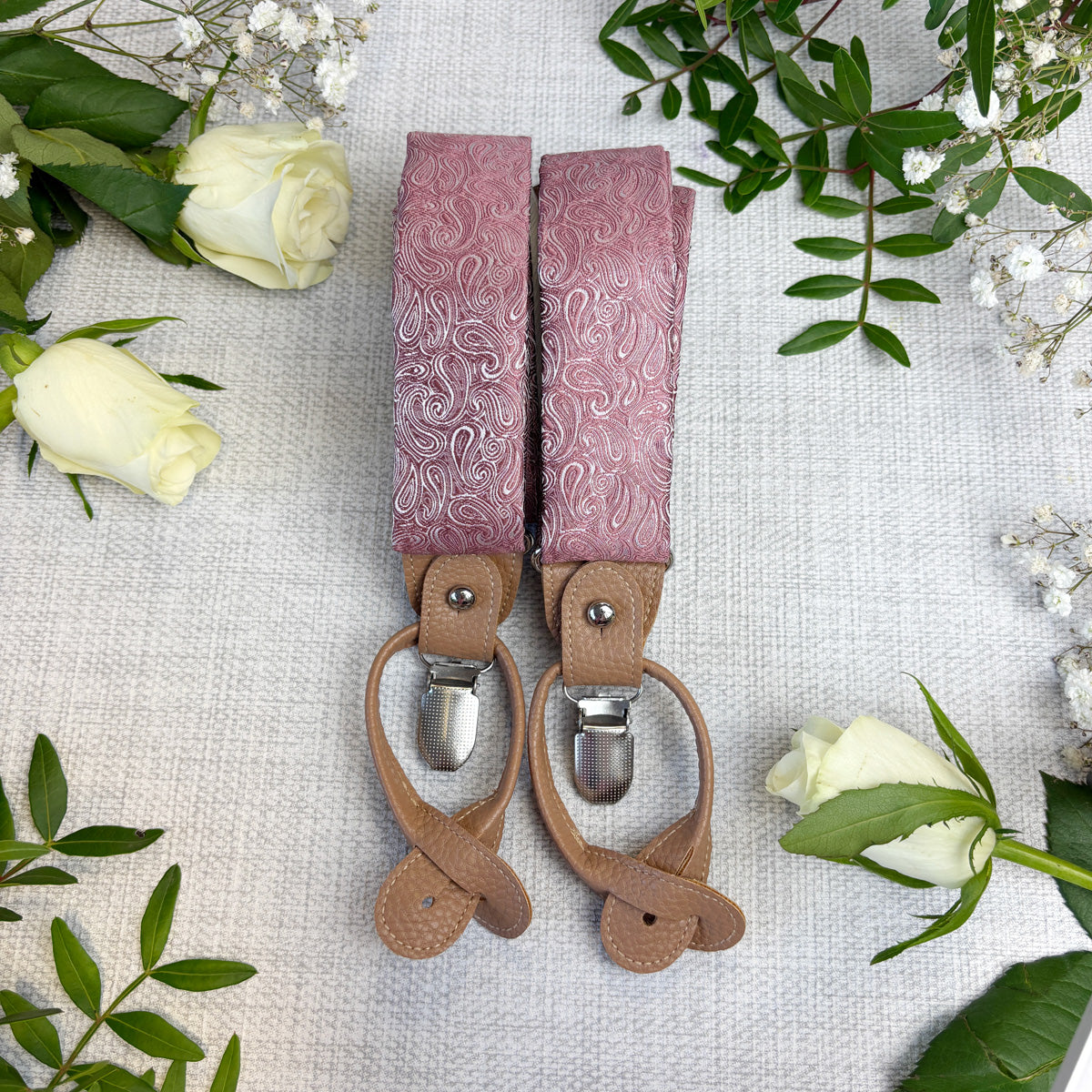 Desert Rose Paisley Wedding Braces