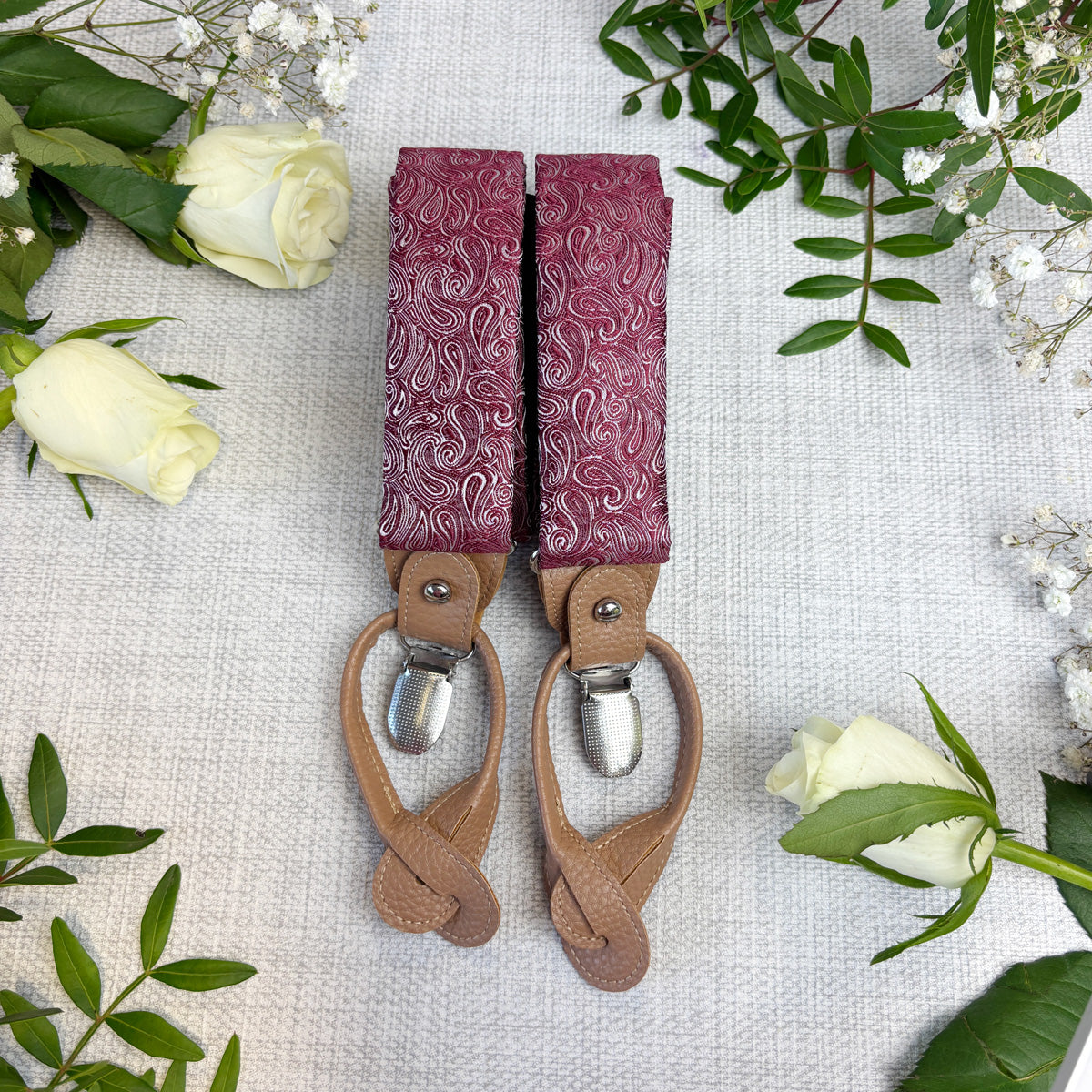 Cassis Paisley Wedding Braces