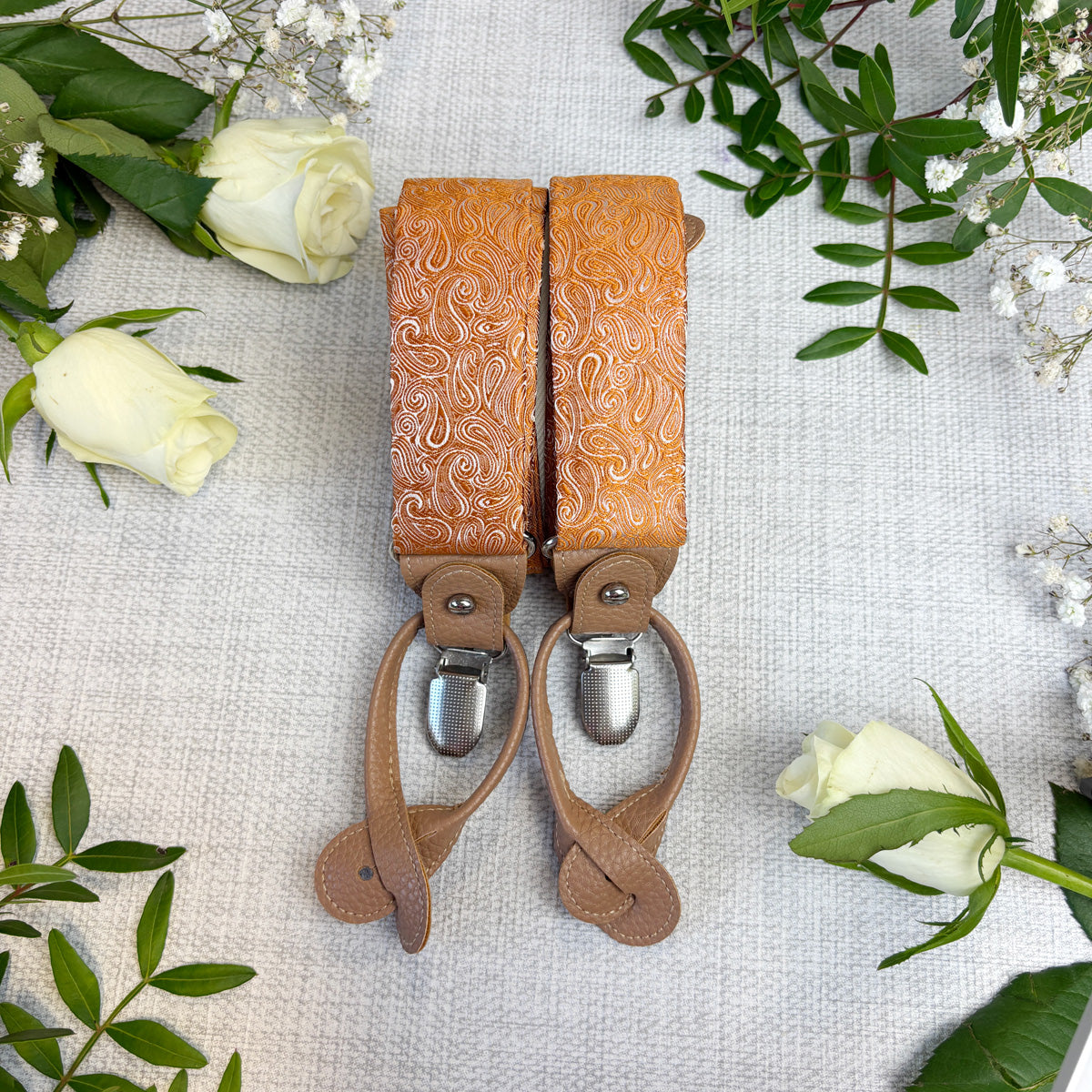 Spice Paisley Wedding Swatch
