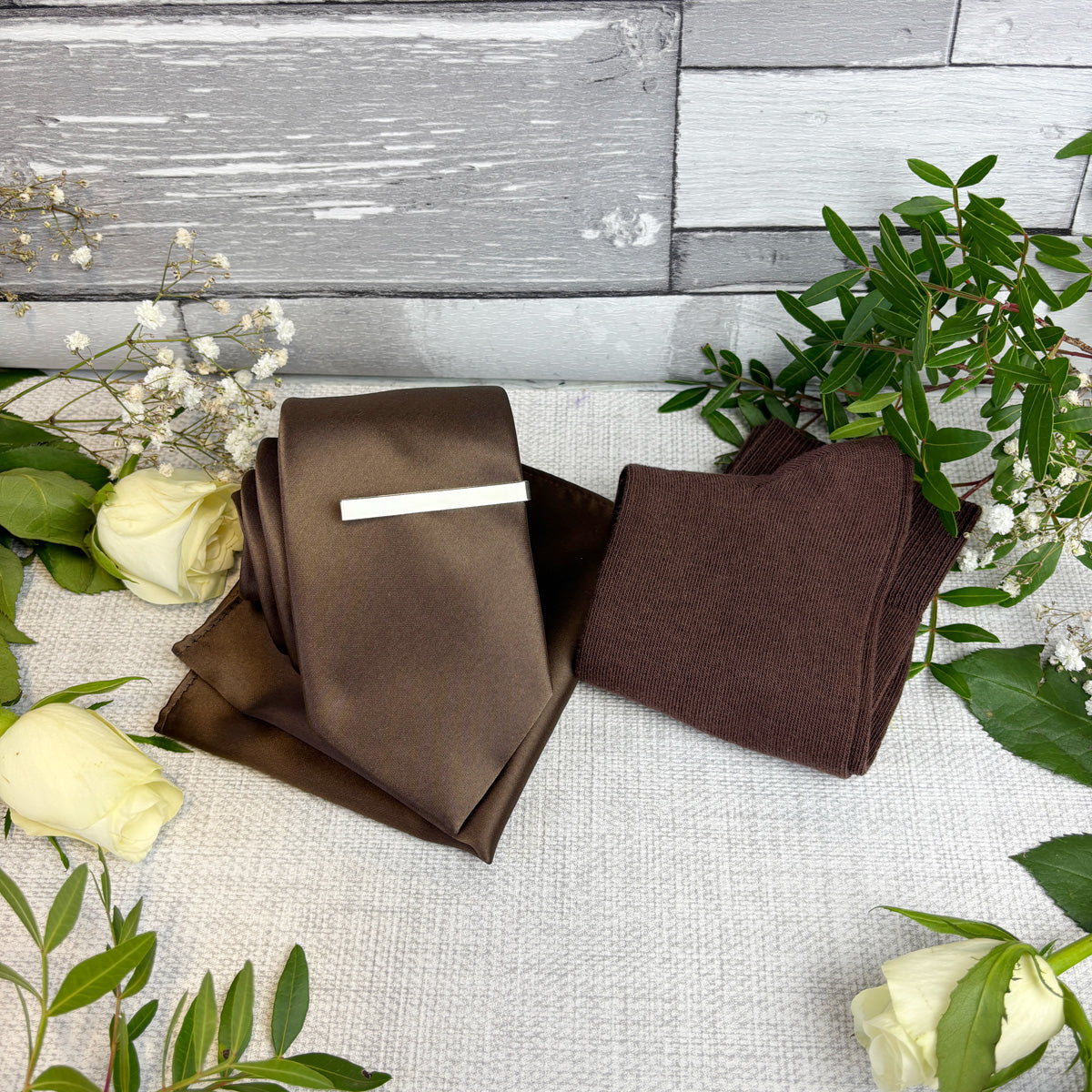 Walnut Pocket Square