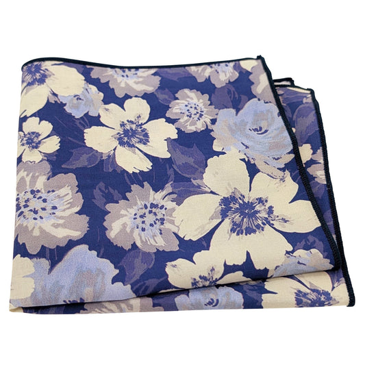 Indigo-Flowers-Cotton-Pocket-Square