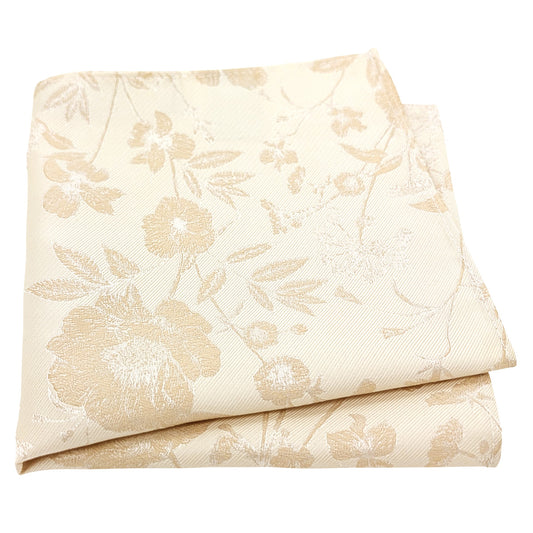 Ivory-Wildflower-Pocket-Square