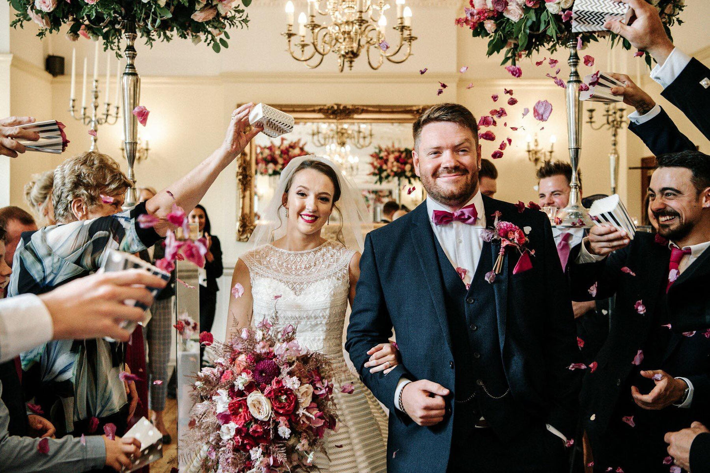 Magenta Wedding Tie Swatch Pack