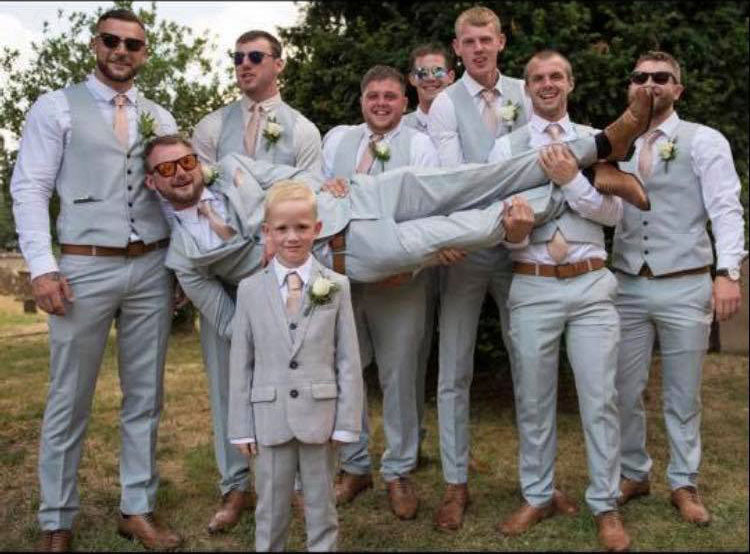 Taupe Wedding Tie Swatch Pack