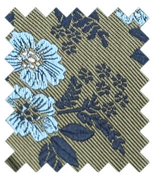 Khaki-Olive-Blossom-Wedding-Tie-Swatch