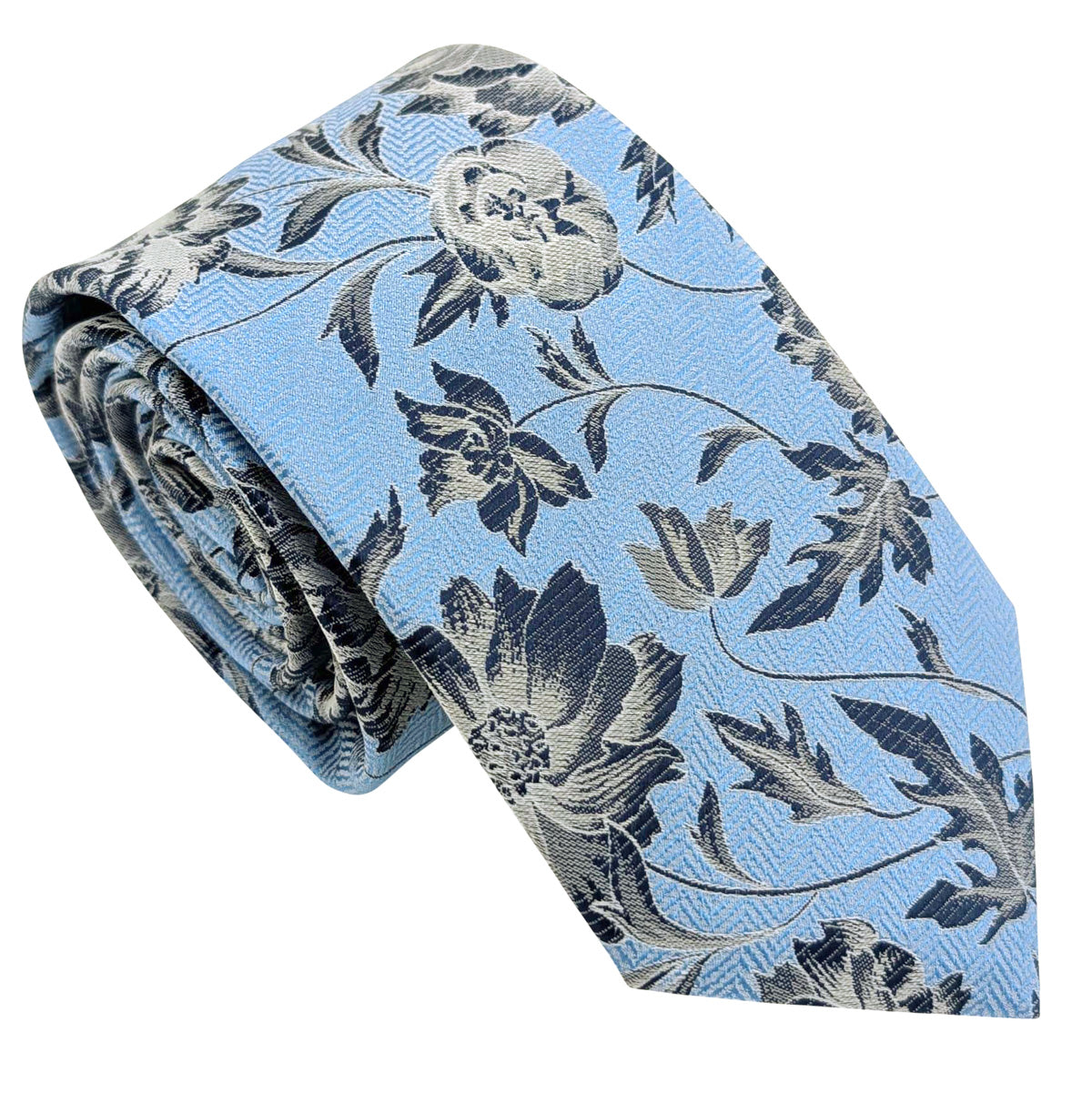 Lapis-Floral-Wedding-Tie