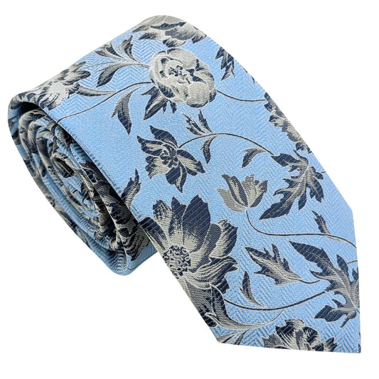 Lapis-Floral-Wedding-Tie