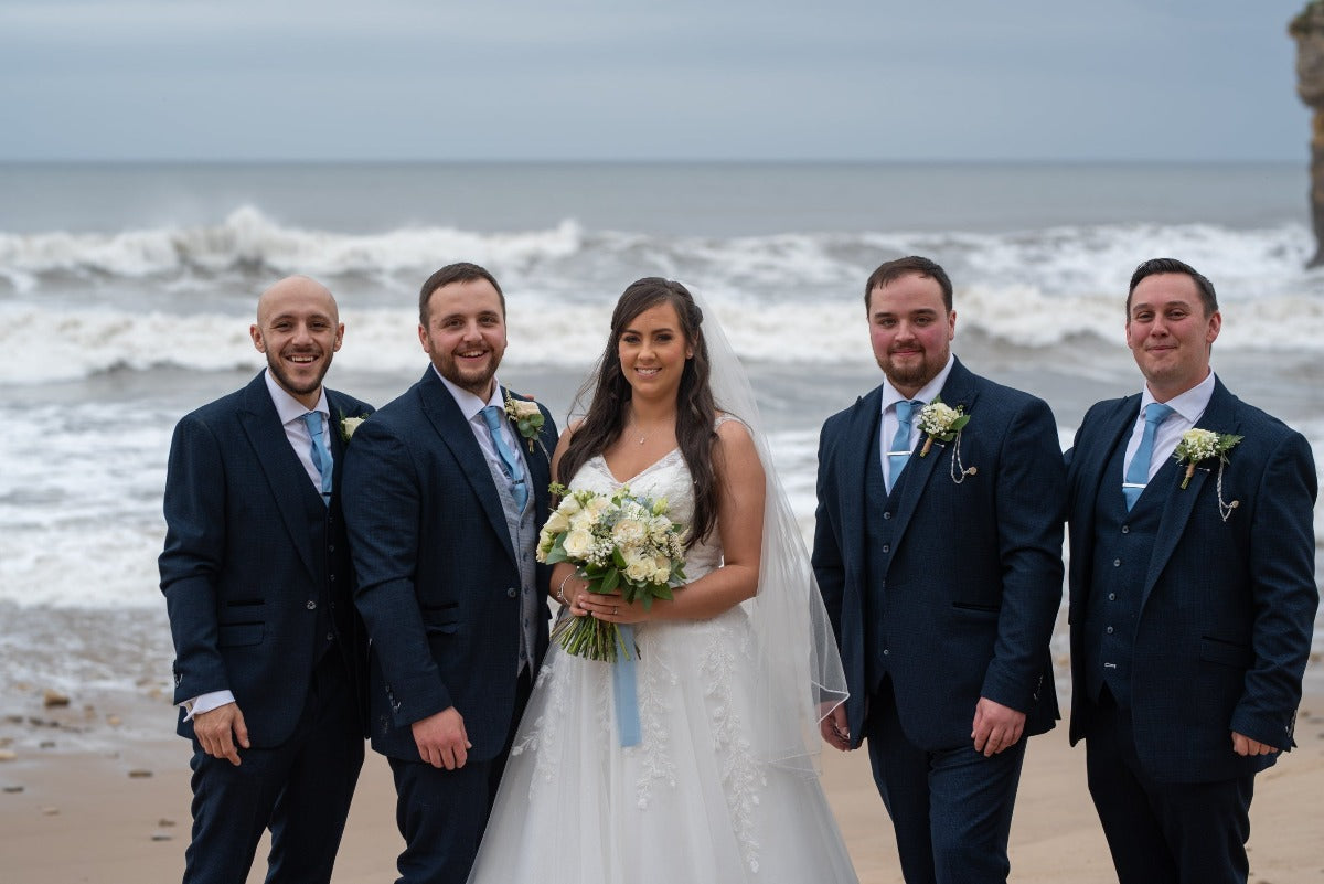 Mid Blue Wedding Tie