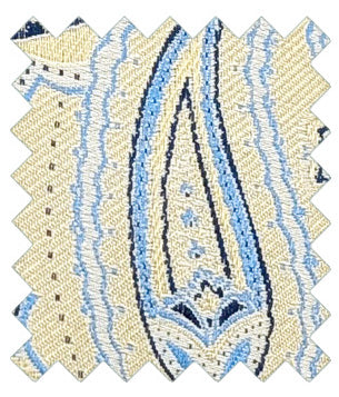 Lemon-Sorbet-Paisley-Silk-Wedding-Tie-Swatch