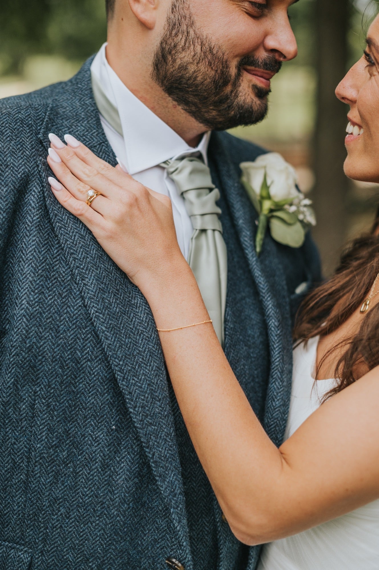 Light Sage Wedding Cravat