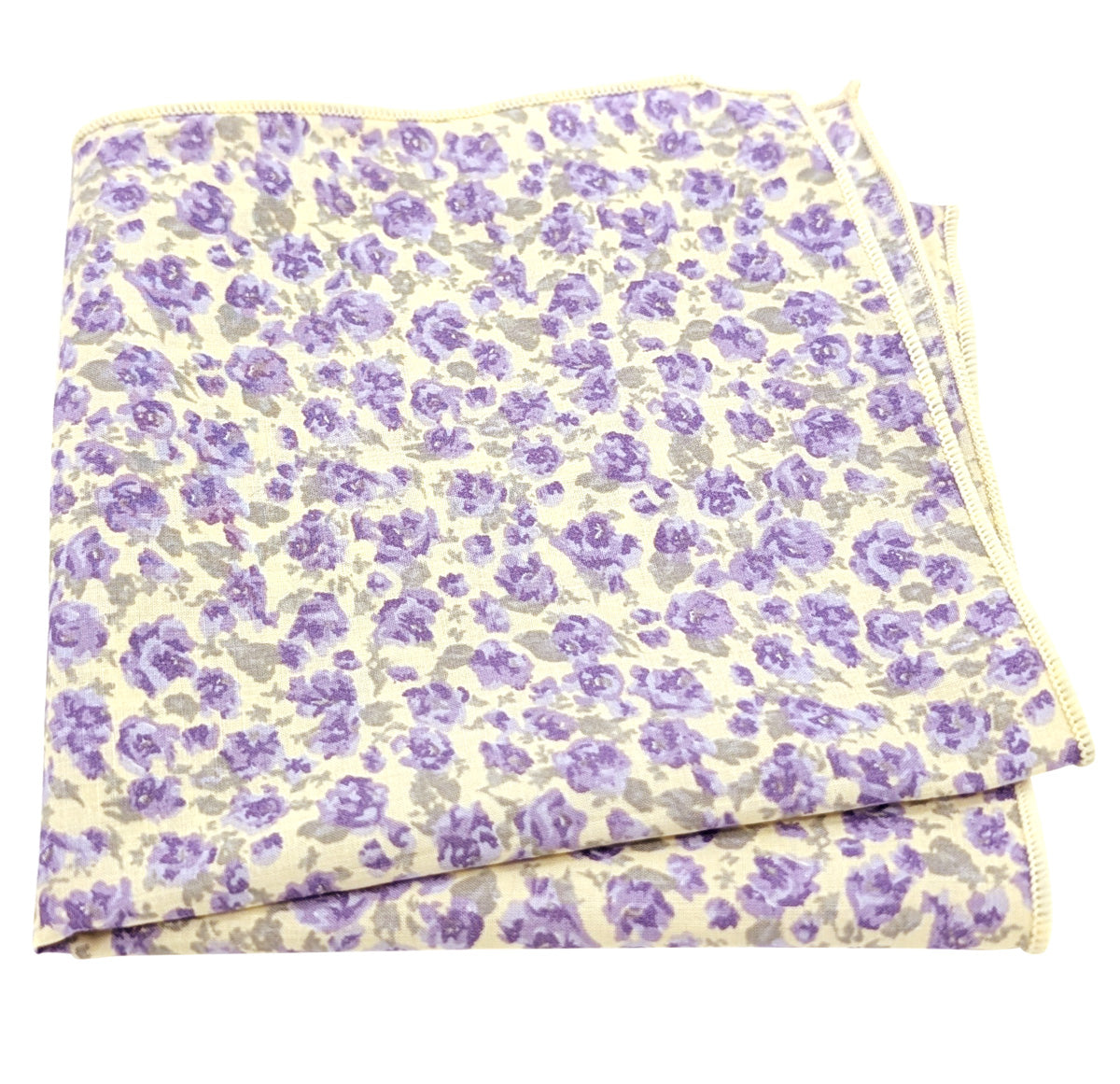 Lilac-Ditsy-Floral-Cotton-Pocket-Square