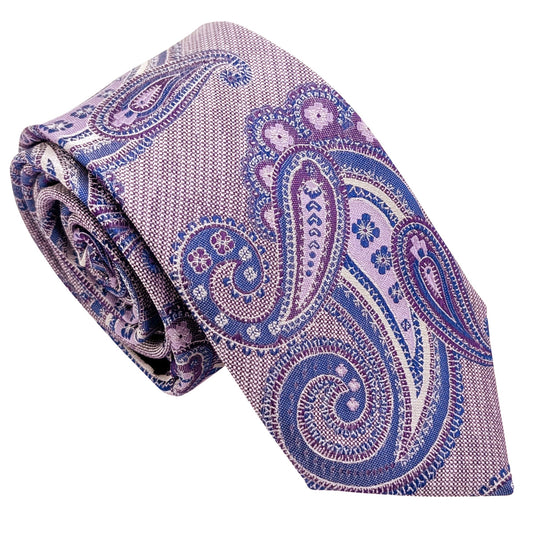 Lilac-Paisley-Silk-Wedding-Tie