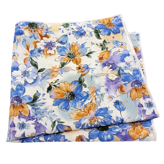 Lilac-_-Blue-Floral-Cotton-Pocket-Square