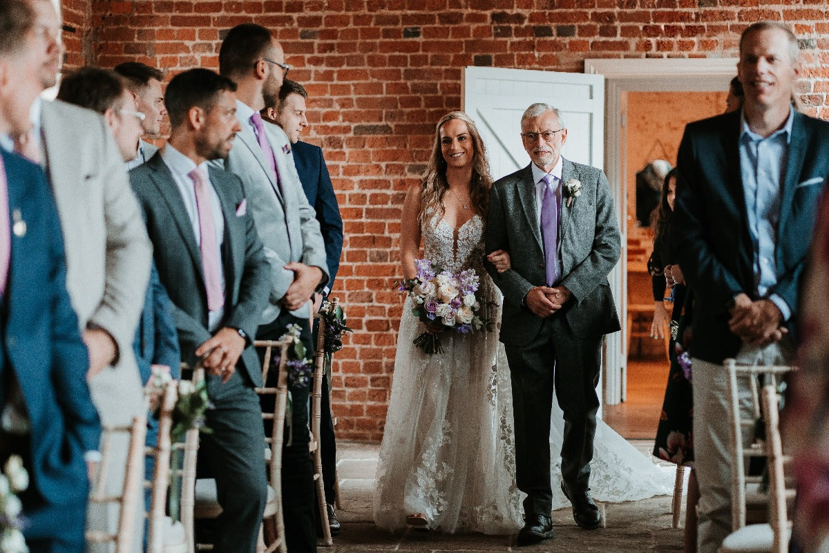 Lavender Twill Wedding Tie