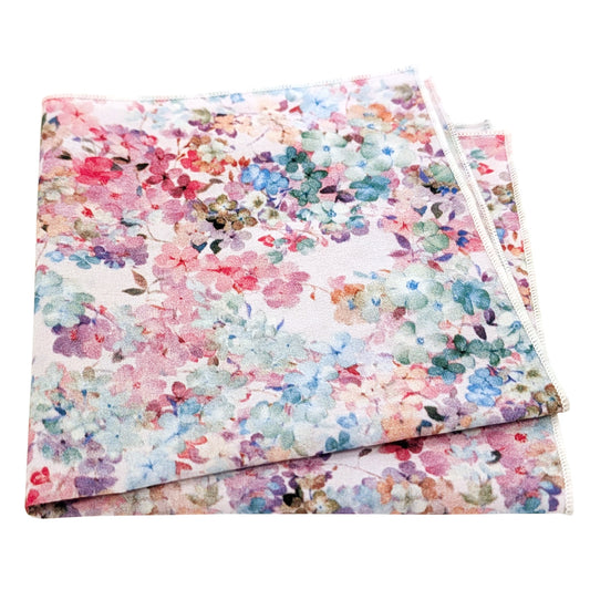 Magenta-Blossom-Cotton-Pocket-Square