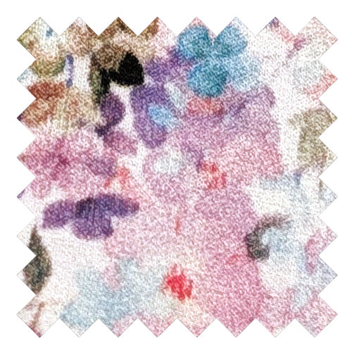 Magenta Blossom Cotton Wedding Swatch