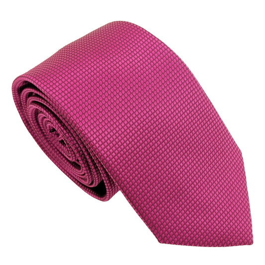 Magenta Textured Wedding Tie